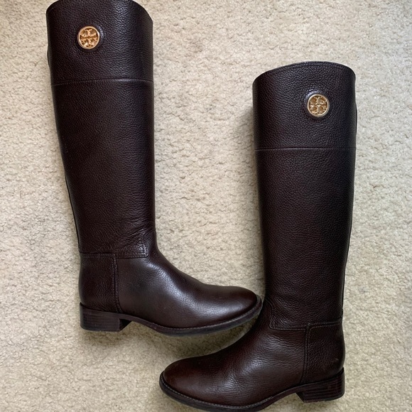 Tory Burch Junction Riding Boots - Picture 2 of 9